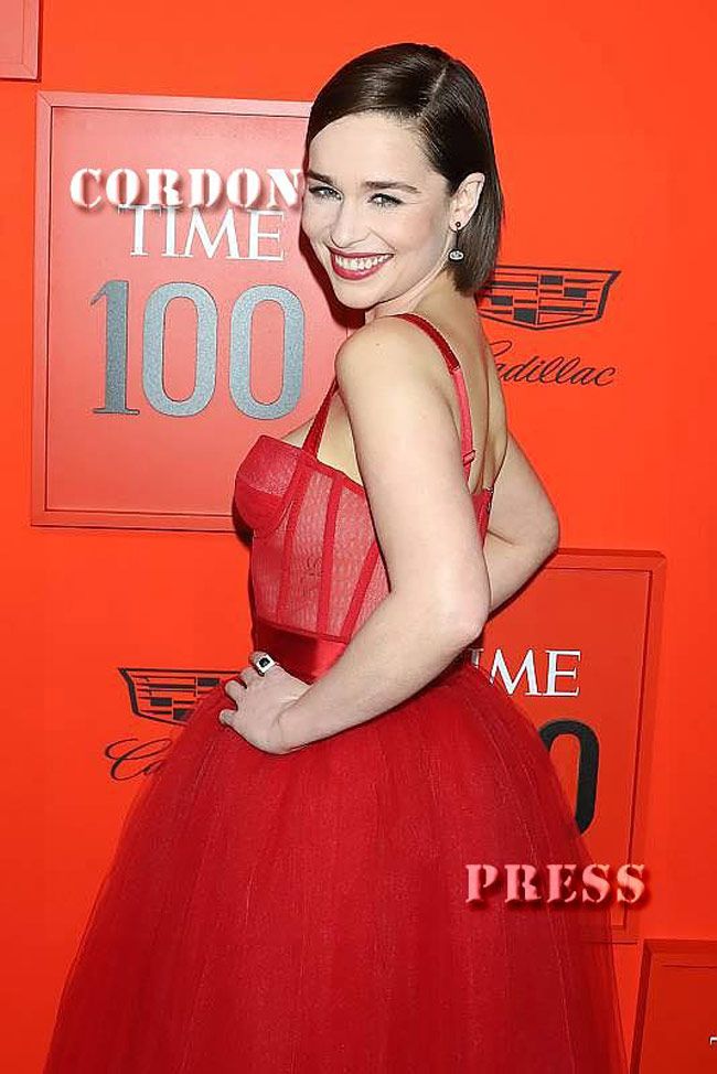 Emilia Clarke, fabulosa en la gala Time 100