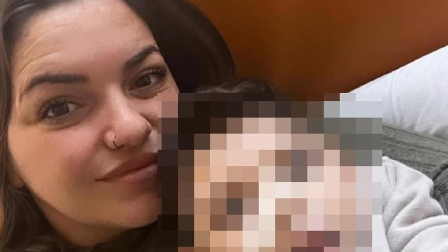 Andrea, la madre de Neizan con lesiones por el parto en Sagunt: 