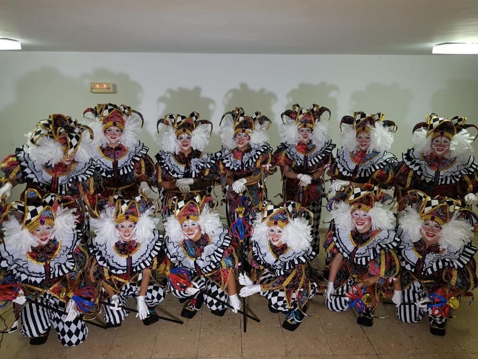 Presentanción de fantasías para el Carnaval