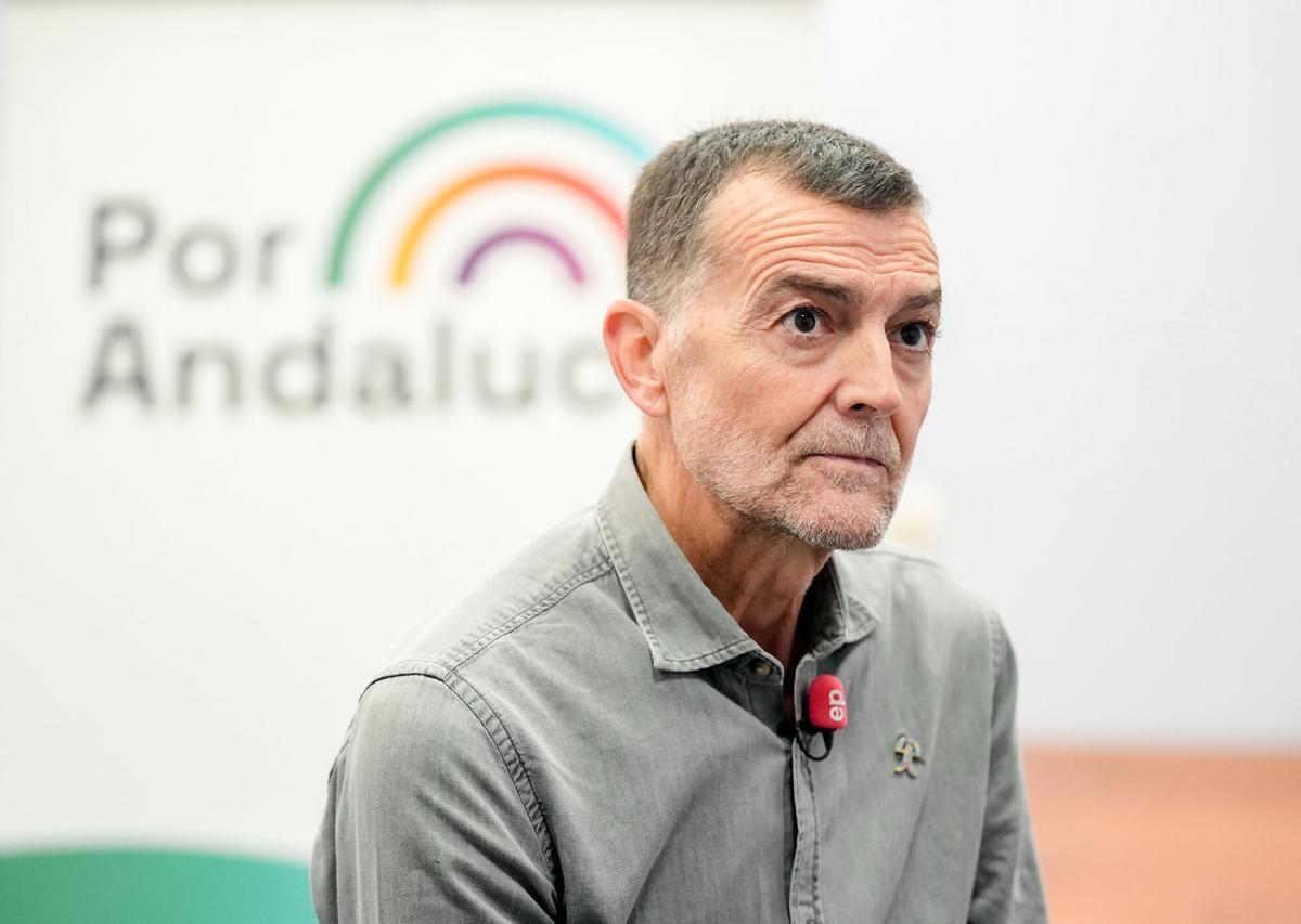 19/12/2025 El coordinador federal de IU y candidato de Por Andalucía a la Junta, Antonio Maíllo, en una entrevista concedida a Europa Press. ESPAÑA EUROPA POLÍTICA ANDALUCÍA MARÍA JOSÉ LÓPEZ/EUROPA PRESS