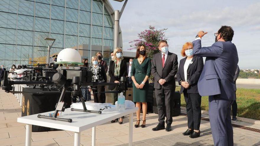 Drones para transportar material sanitario en la Comunitat Valenciana