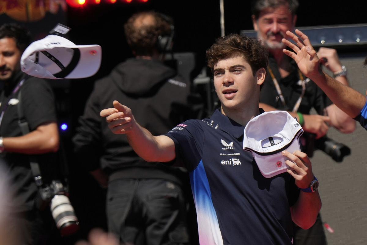 Colapinto, en el GP de Emillia Romagna en Imola