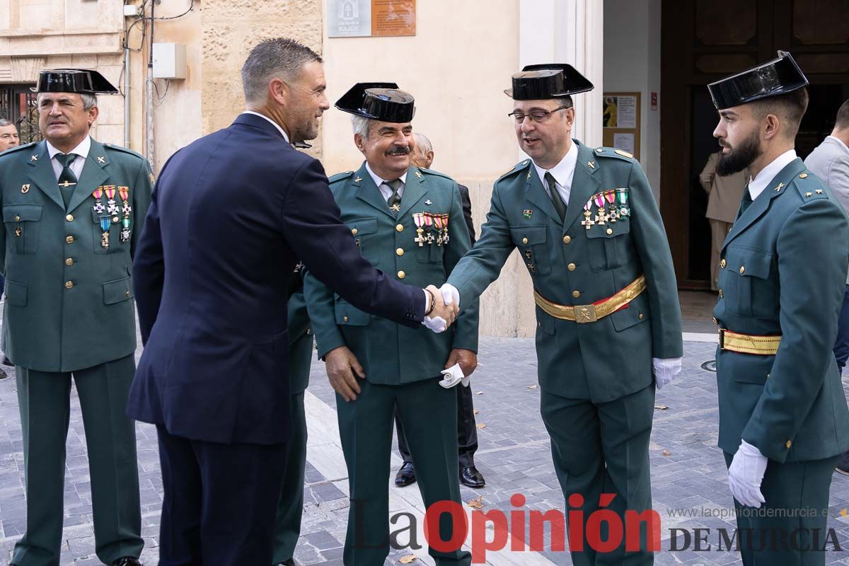 Celebración de la patrona de la Guardia Civil en Caravaca