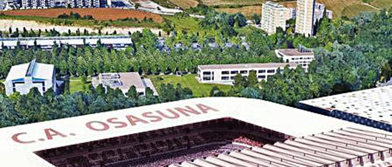 Nuevo estadio de El Sadar. | OSASUNA