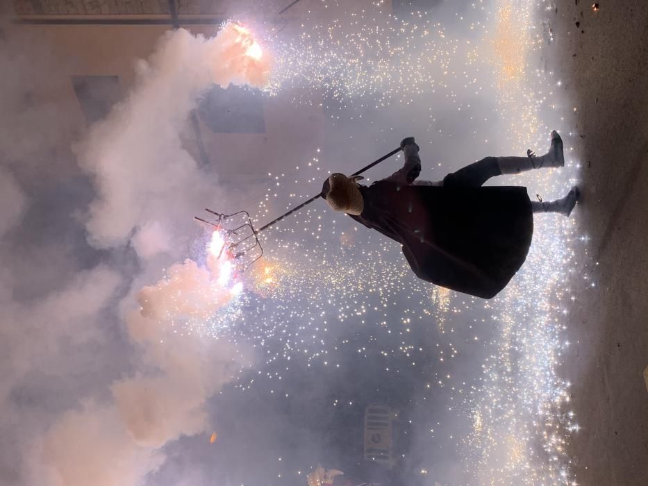 La mostra de foc del carnaval de Sallent