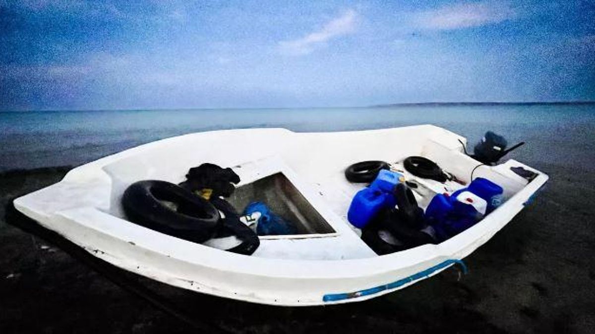 Una patera llegada en junio a Formentera