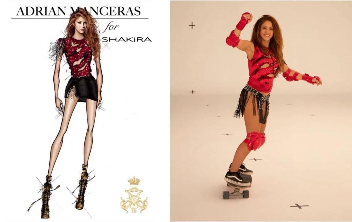 El diseño para Shakira y el videoclip