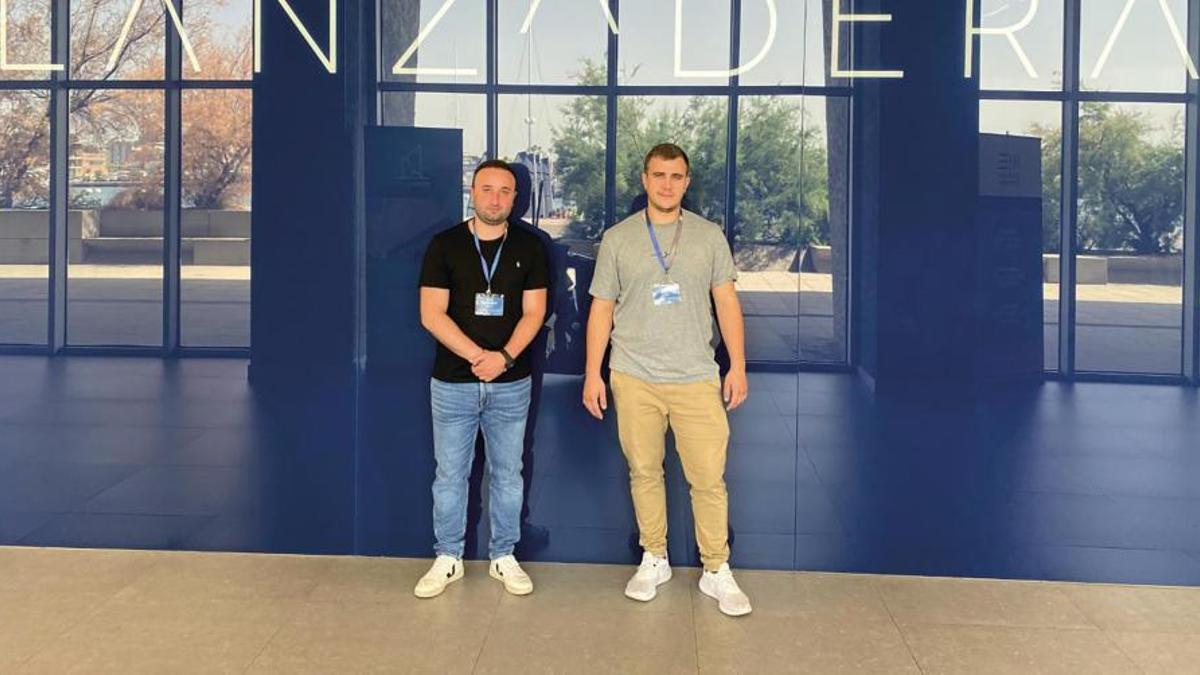 Los fundadores de Innporting, de izquierda a derecha: Lewan Barbakadze CEO y Rubén Graf CTO.
