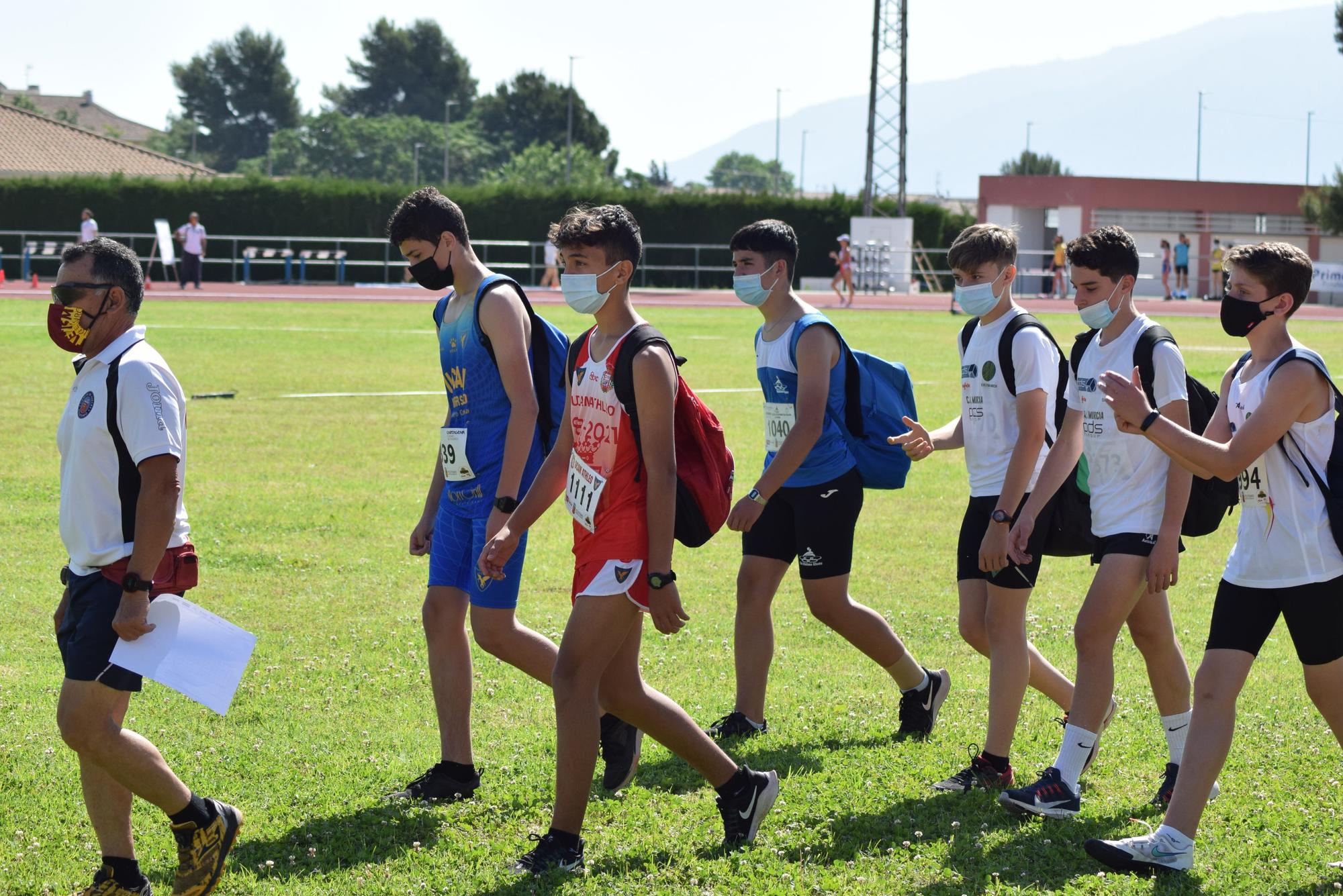 Control de atletismo en Alhama