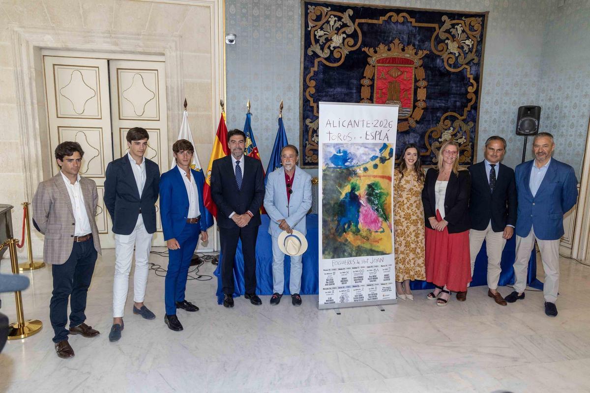 Alicante presenta un histórico cartel taurino para las Hogueras 2026