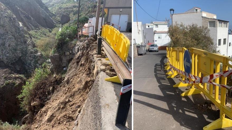 Santa Cruz declara la emergencia de la obra en un talud de Anaga por el &quot;grave peligro&quot; de desprendimientos