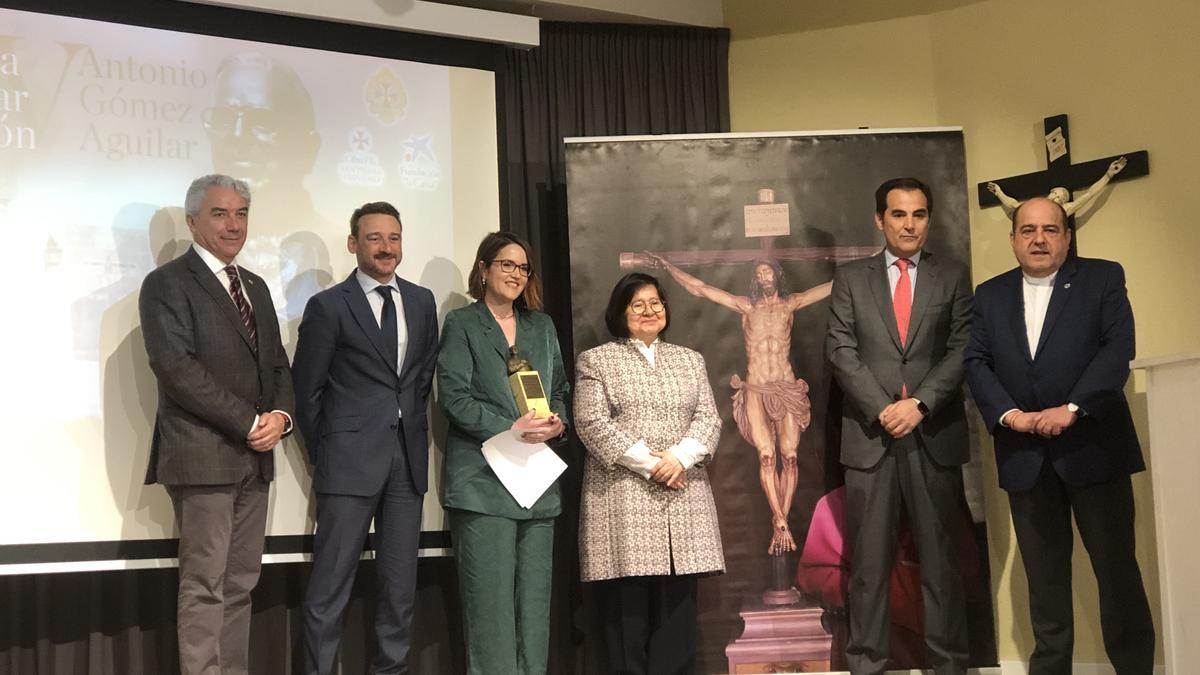 La Fundación Dolores Sopeña recibe el galardón Antonio Gómez Aguilar.