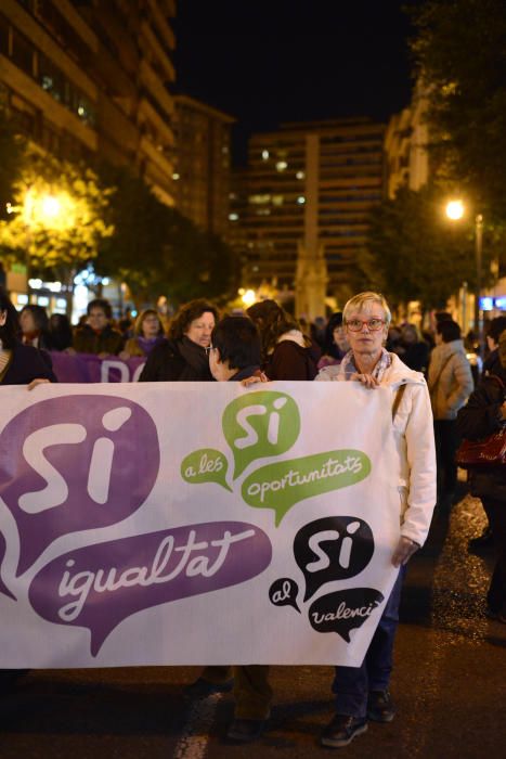 Manifestación del Día de la Mujer en Valencia