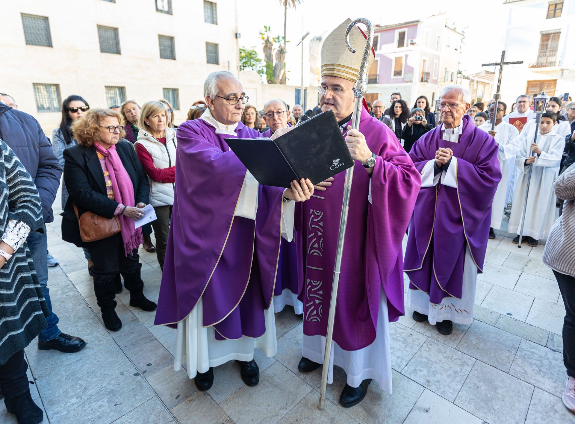 Así ha sido la eucaristía del Año Jubilar oficiada por el obispo José Ignacio Munilla en el Monasterio de Santa Faz