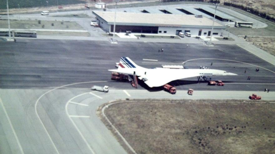 Se cumplen 35 años de cuando el Concorde aterrizó en Badajoz