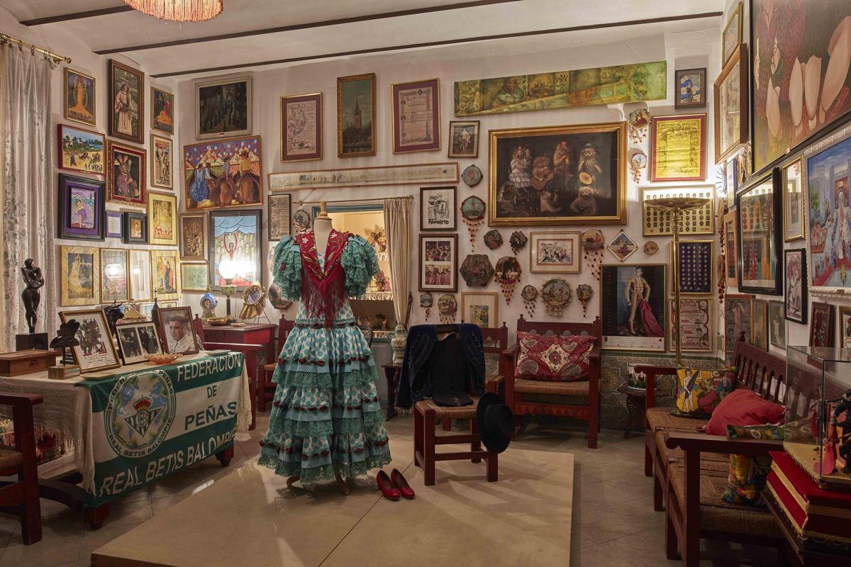 Una de las estancias del Palacio de Dueñas, una estampa de las aficiones y pasiones de Cayetana de Alba.