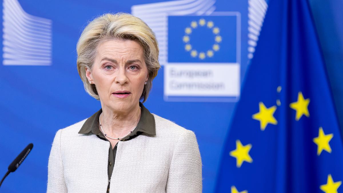 La presidenta de la Comissió Europea, Ursula von der Leyen