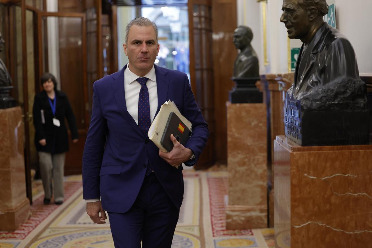 Javier Ortega Smith en el Congreso.