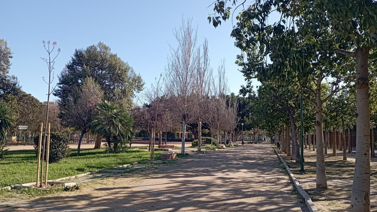 Un rincón del Parque de María Luisa.