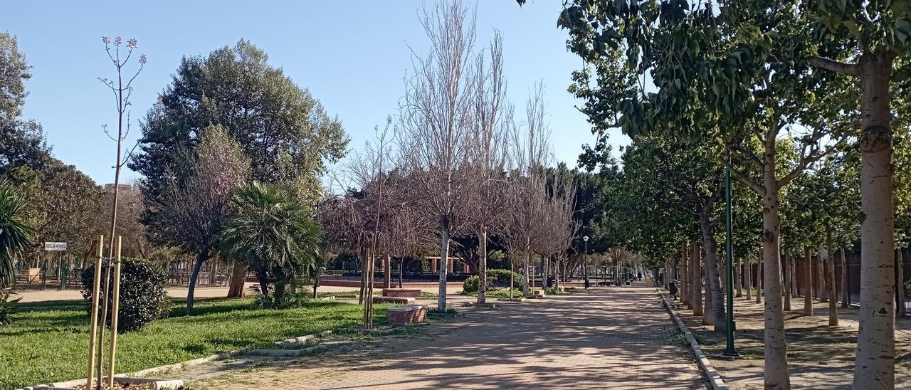 Un rincón del Parque de María Luisa, esta semana.