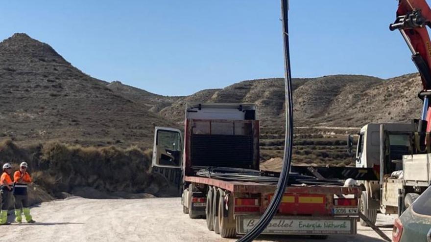 Un accidente laboral registrado el pasado año en las obras de un parque eólico, donde falleció una persona.   | EL PERIÓDICO