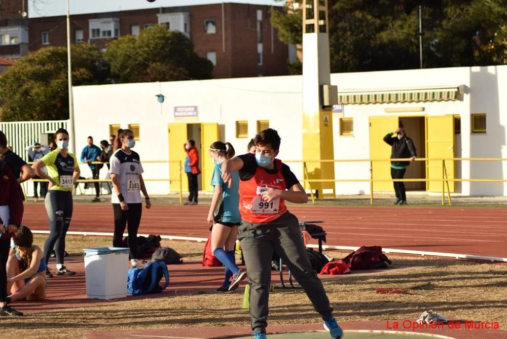 Control federativo de atletismo en Cartagena