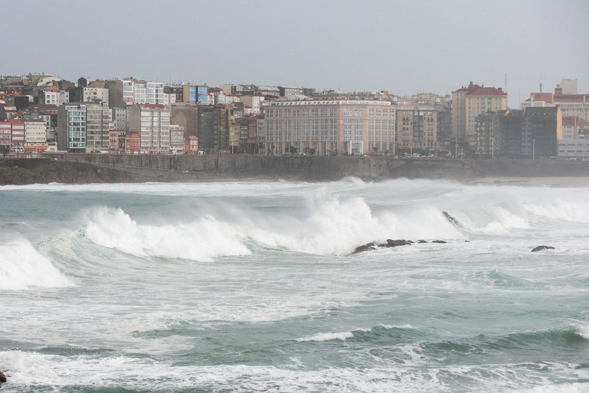 Borrasca Ingrid en A Coruña
