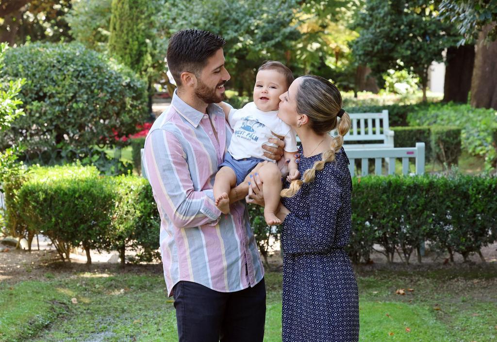 Lorenzo de 7 meses asistirá a su primera  procesión del Cristo como cofrade
