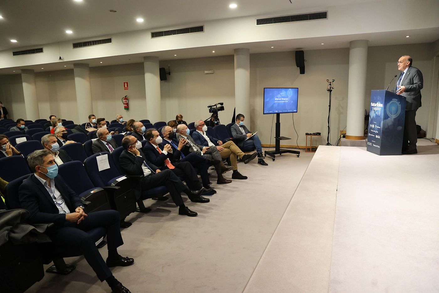 Manuel Reigosa cerró las “ponencias magistrales” del encuentro organizado por Prensa Ibérica.