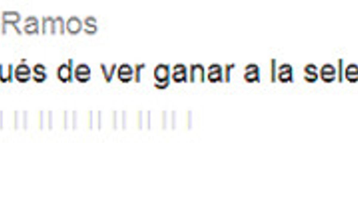 El tuit de Sergio Ramos dedicado a la selección femenina de waterpolo