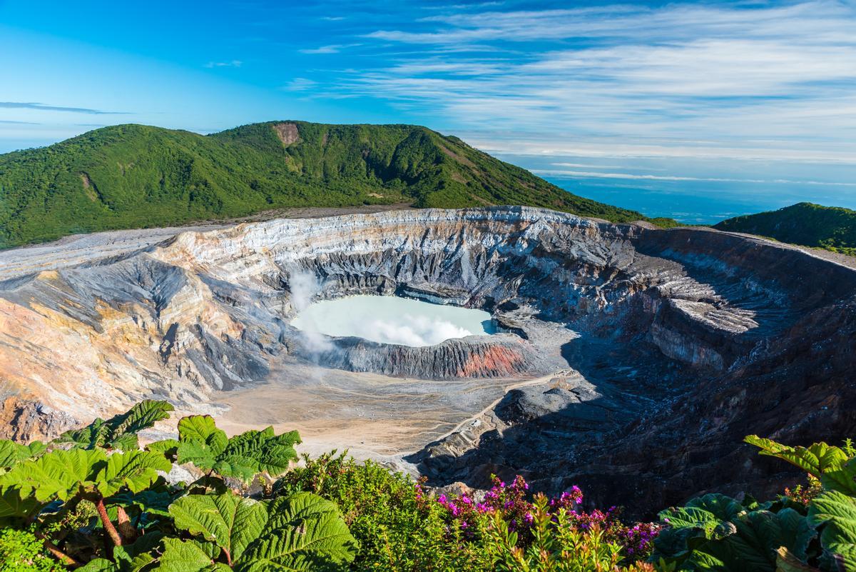 Volcán Poás en Costa Rica