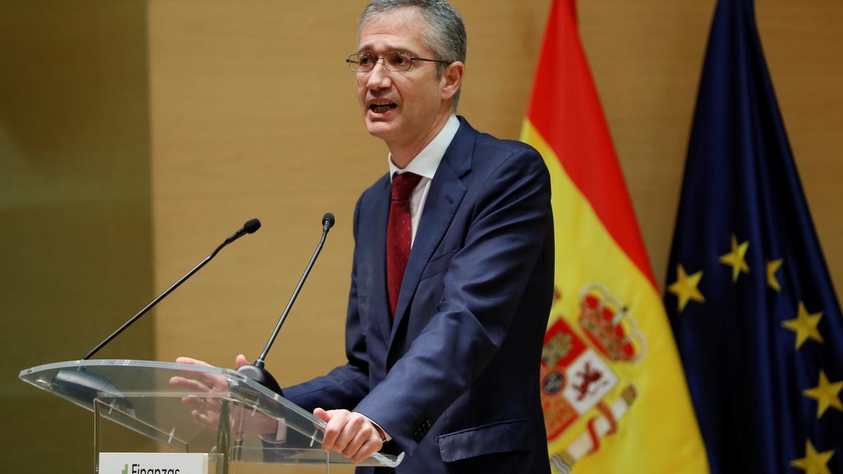 El gobernador del Banco de España, Pablo Hernández de Cos.