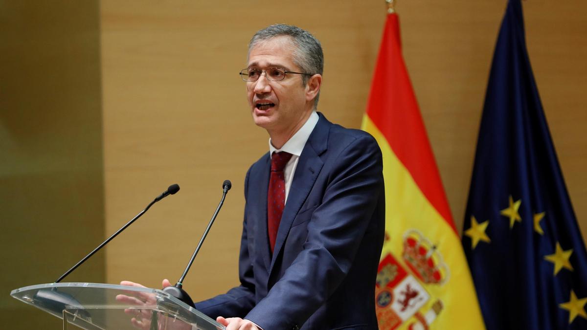 El gobernador del Banco de España, Pablo Hernández de Cos.