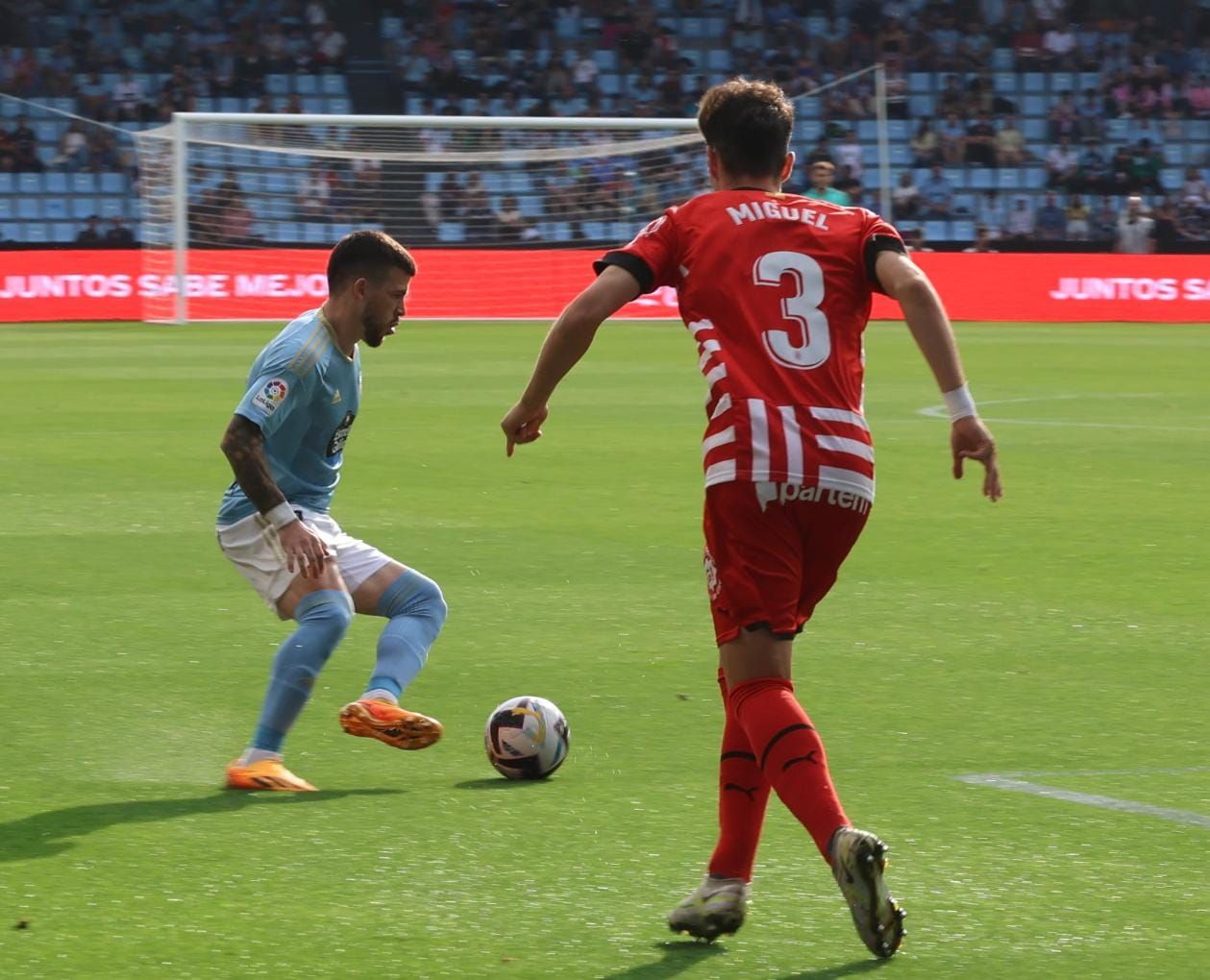 El Celta-Girona, en imágenes