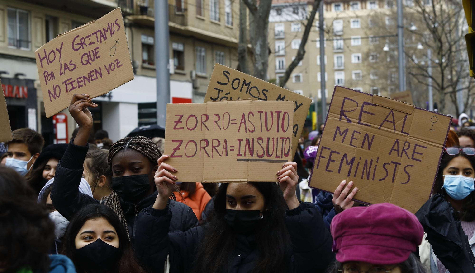 Manifestación estudiantil 8-M 2022