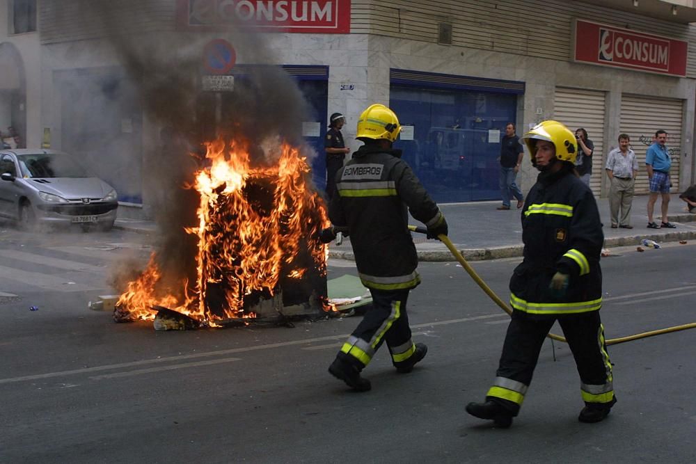 Así fue la huelga de limpieza de 2002