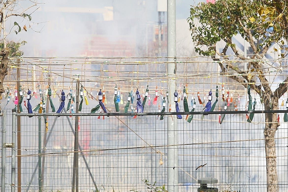 Las mejores fotos de la mascletà de este jueves 16 en Castelló con ocasión de la Magdalena