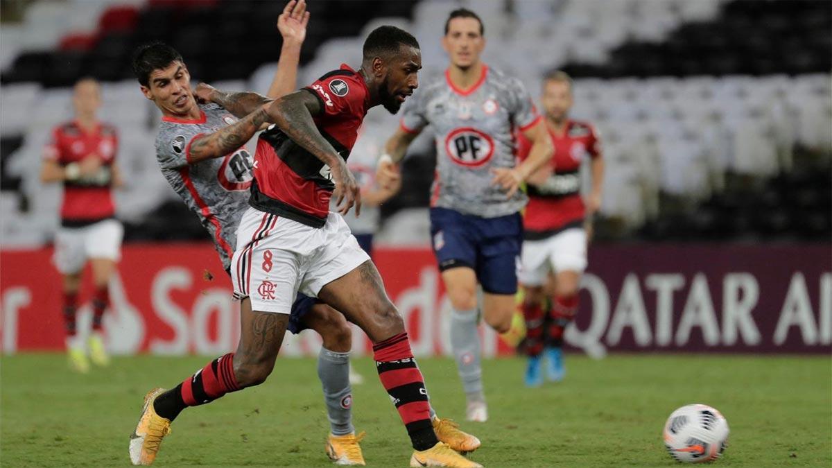 Gerson, un volante joven que está jugando a un altísimo nivel en el Flamengo