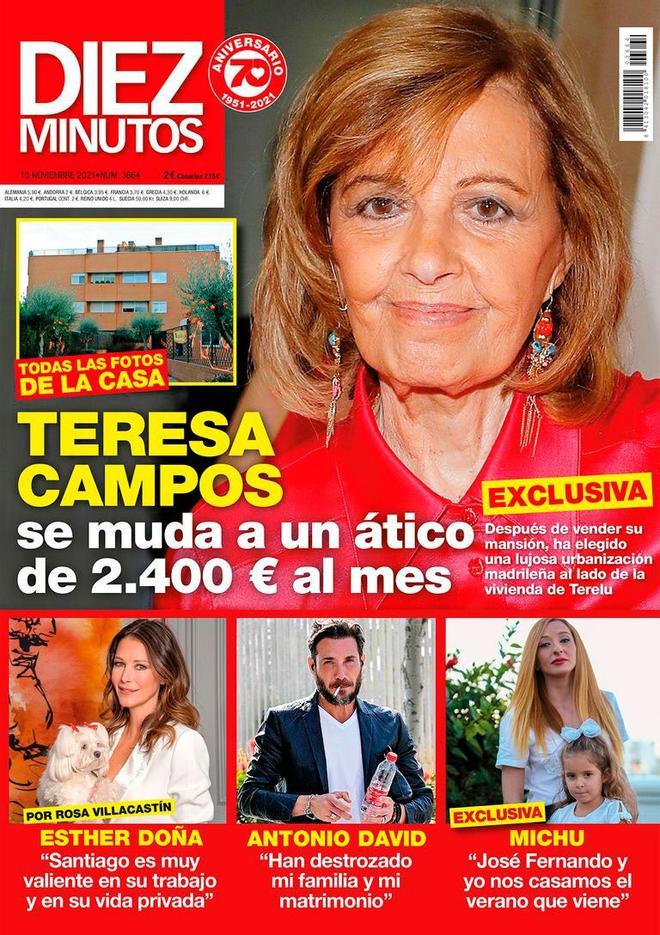 Portada de la revista Diez Minutos: 3 de noviembre de 2021