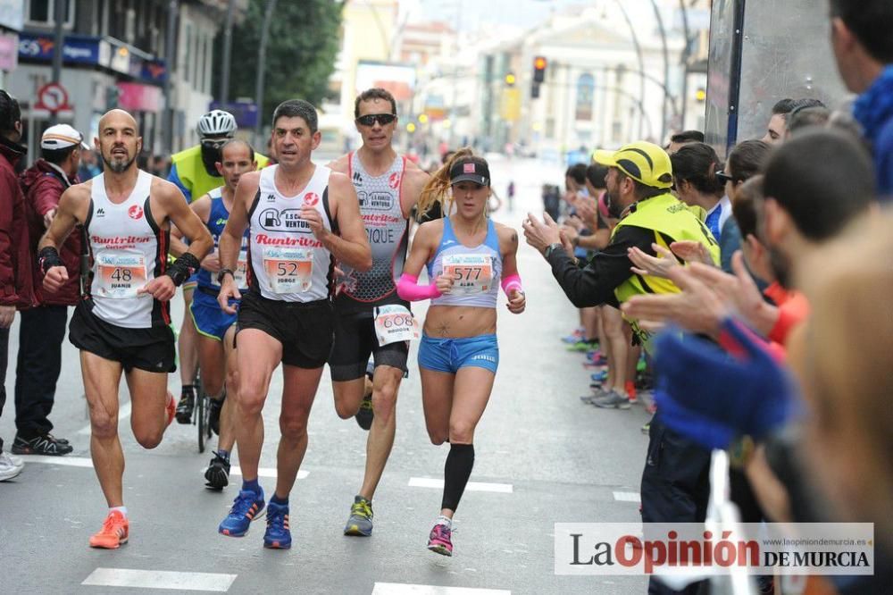 Murcia Maratón y 10 k. Paso por la Gran Vía