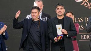 Estopa con los reyes al recibir las Medallas al Mérito en las Bellas Artes 2023.