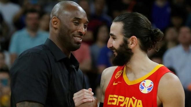 Kobe y Ricky Rubio, cuando el base del Masnou fue elegido MVP del Mundial de China