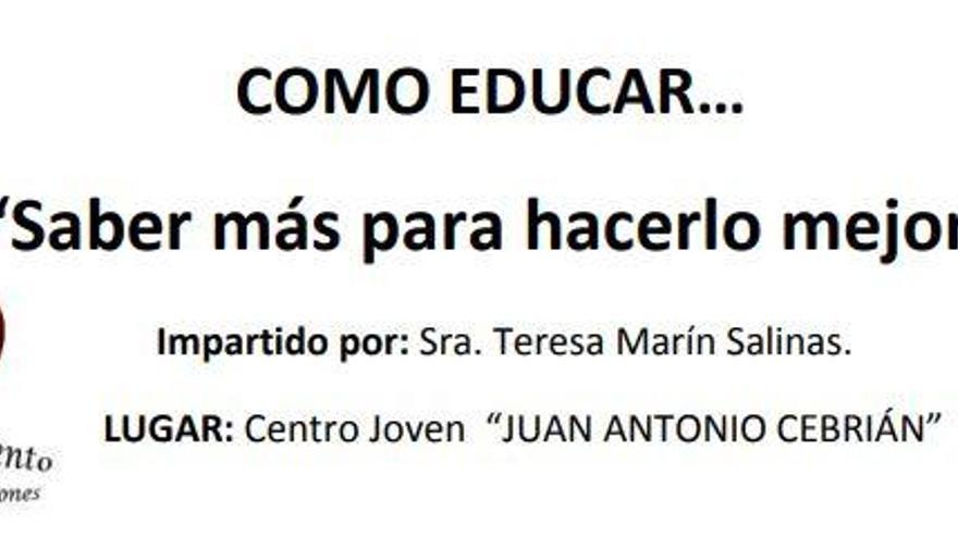 Las charlas se impartirán el 6,13 y 20 de mayo