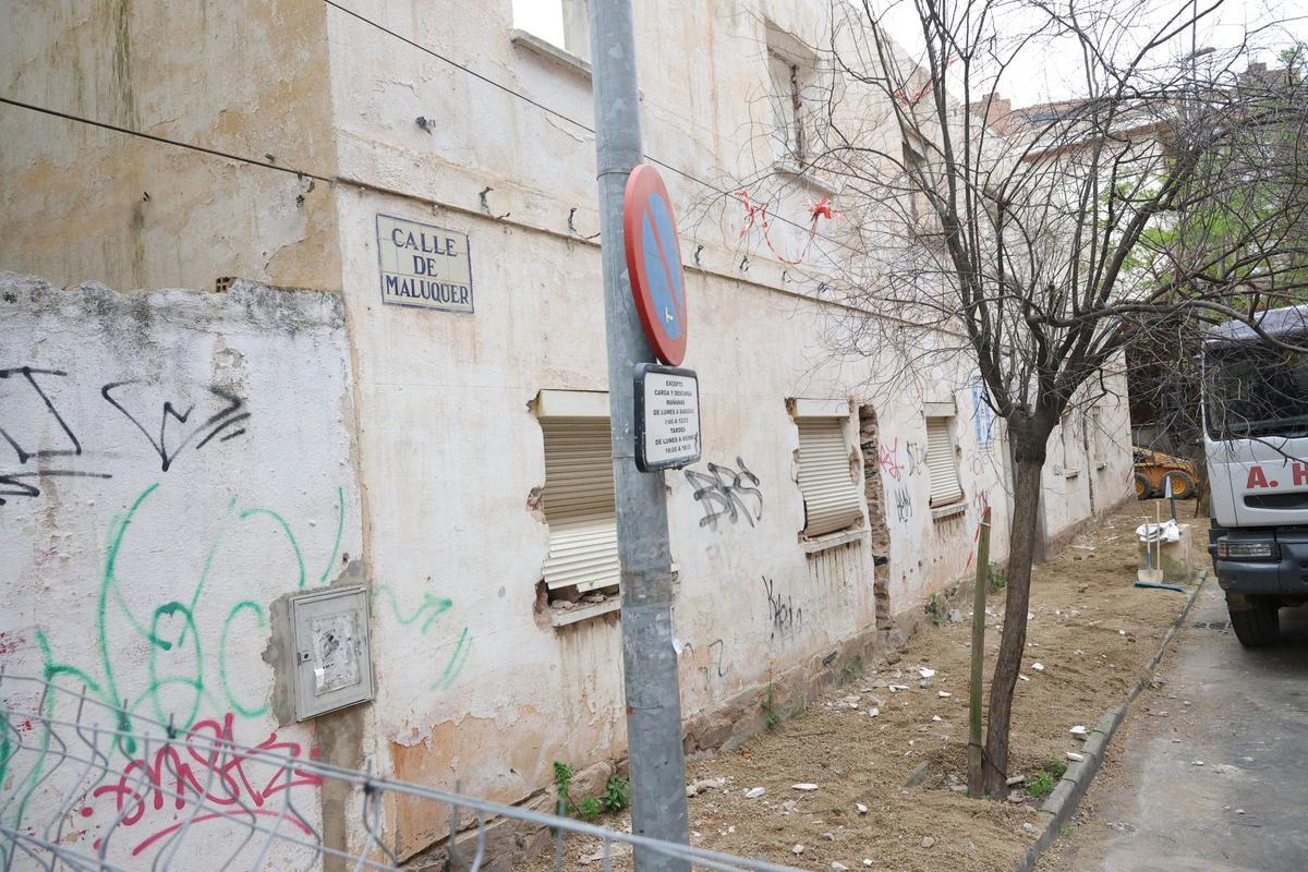 Galería | Derrumbe del inmueble de la calle Maluquer de Cáceres