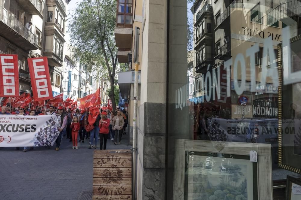 Manifestación del Primero de Mayo en Palma