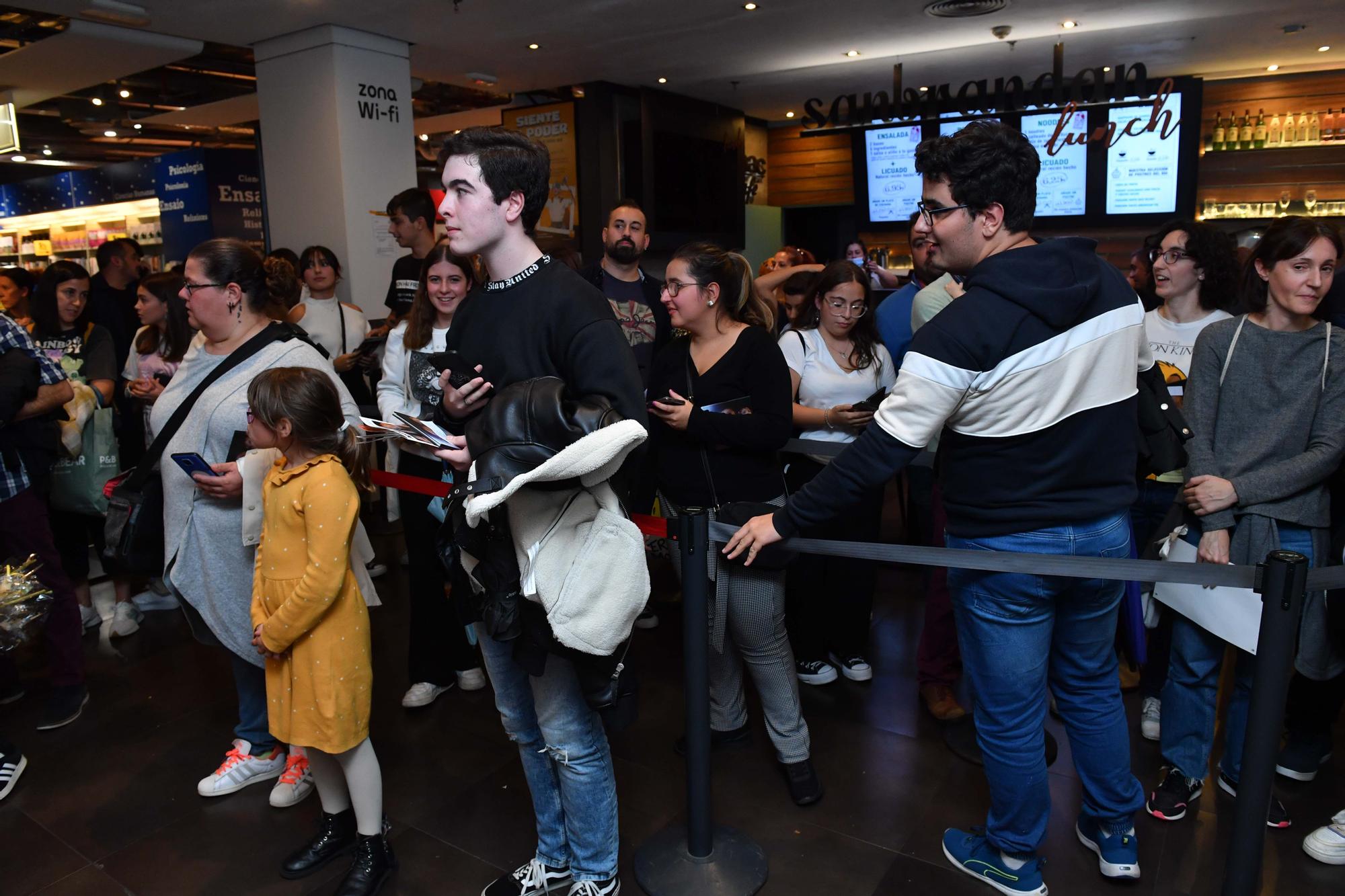 Tanxugueiras en la FNAC de A Coruña