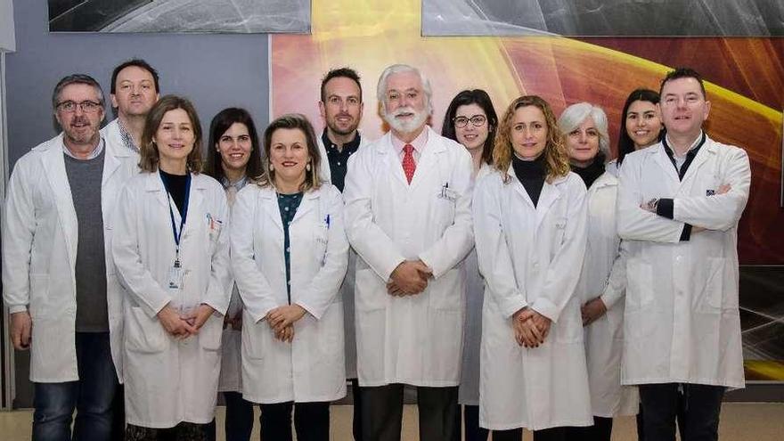 El equipo de investigación del Hospital Clínico de Santiago que ha obtenido la ayuda.