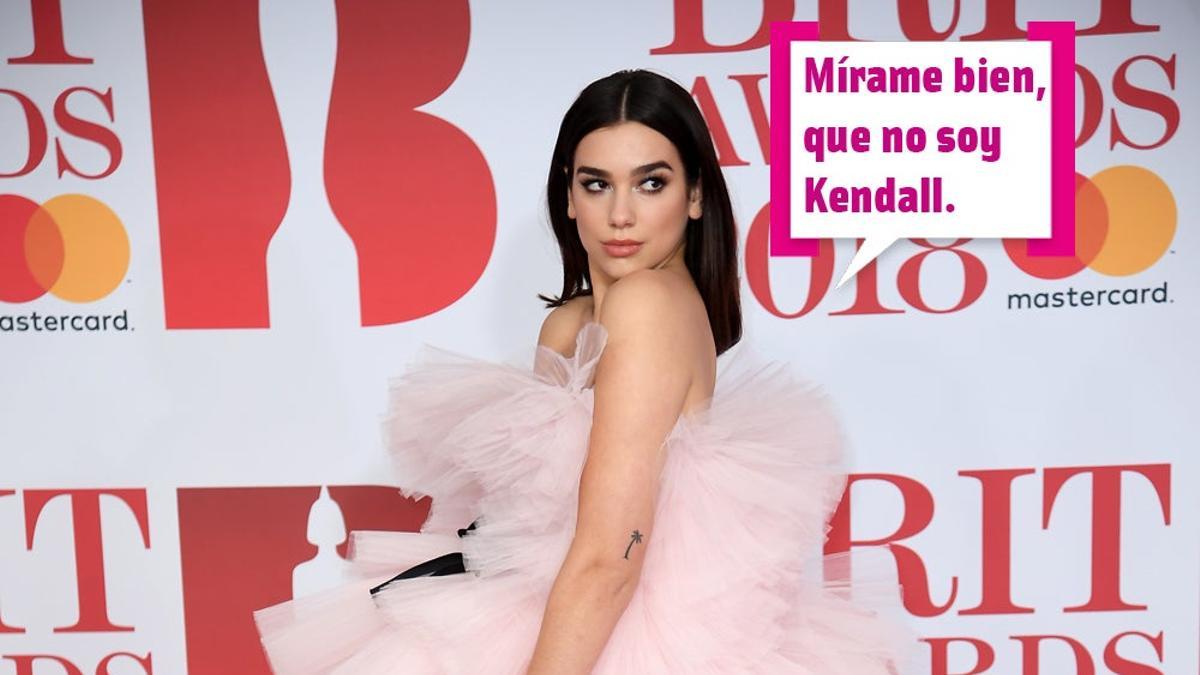 Dua Lipa y sus kilos de vestido a lo Kendall Jenner