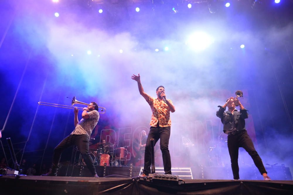 La Pegatina actúa en el festival Rabolagartija