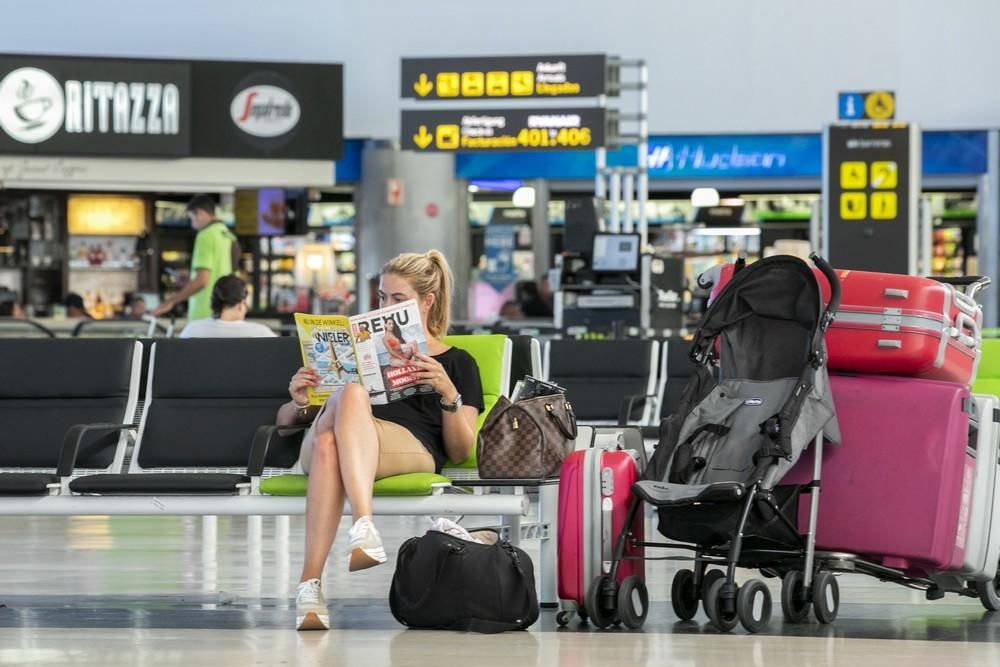 Operación salida de agosto en el aeropuerto de Gran Canaria